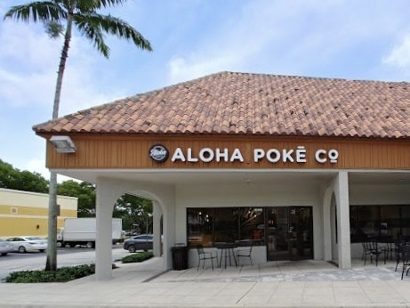 Store front at Aloha Poke Boca FL location